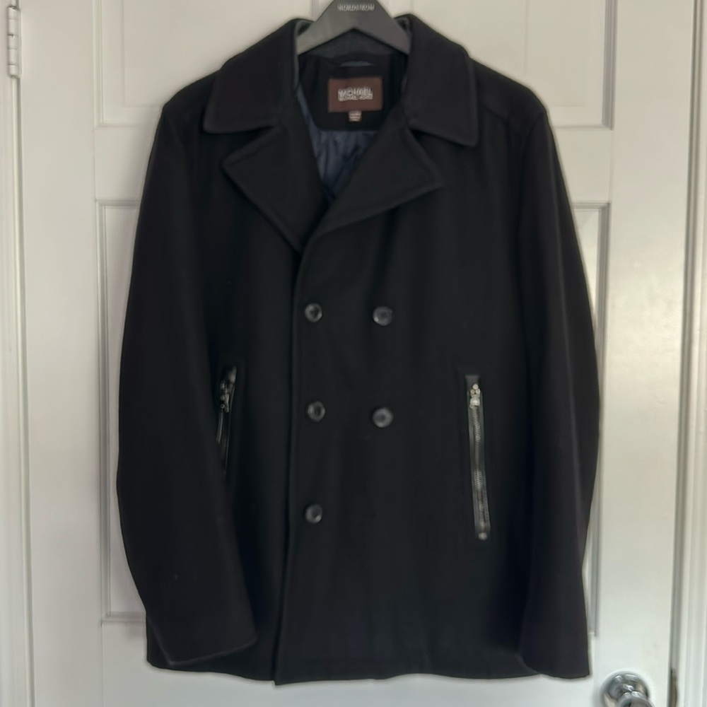 Michael Kors Wool Jacket XL Black - Picture 1 of 9